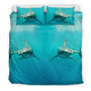 Shark Fish Print Bedding Set