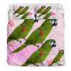 Cute Red Shouldered Macaw Parrots Print Bedding Sets