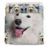 Cute Samoyed Dog Print Bedding Set