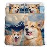 Lovely Pembroke Welsh Corgi Print Bedding Set