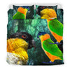 Lovely Caique Parrot Print Bedding Set