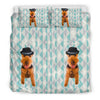 Welsh Terrier Dog With Cap Print Bedding Sets