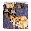 Amazing Bulldog Art Print Bedding Set