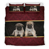 Pug Puppies Print Bedding Sets