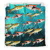 Beautiful Seluang Fish Print Bedding Set