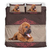 Cute Bloodhound Dog Print Bedding Sets