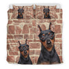 Miniature Pinscher Dog Print Bedding Set