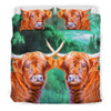 Highland Cattle (Cow) Art Print Bedding Set