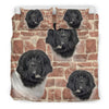 Newfoundland Dog Print Bedding Set