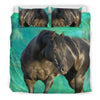 Thoroughbred Horse Print Bedding Set