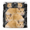 Lovely Golden Hamster Print Bedding Sets