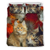 Cute Maine Coon Print Bedding Set