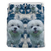 Cute Maltese Print Bedding Set