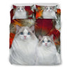 Cute Ragdoll Print Bedding Set