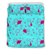 Cute Beagle Dog With Bolls Print Bedding Set