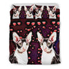 Cornish Rex Cat Love Print Bedding Set