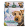 Cute Airedale Terrier Print Bedding Set