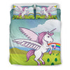 Cute Unicorn Print Bedding Sets