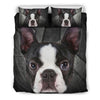 Cute Boston Terrier Print Bedding Set