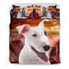 Cute Bull Terrier Print Bedding Set