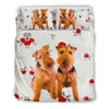 Cute Welsh Terrier Dog Print Bedding Sets