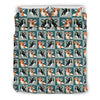 Cavalier King Charles Spaniel Pattern Print Bedding Set