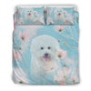 Lovely Bichon Frise Dog Print Bedding Sets