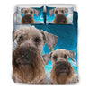 Cute Cesky Terrier Print Bedding Set