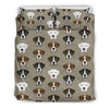 Amazing Boxer Dog Pattern Print Bedding Set