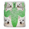 Amazing American Eskimo Dog Print Bedding Set