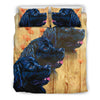 Newfoundland Dog Art Print Bedding Set