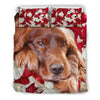 Cute Irish Setter Dog Print Bedding Set free Shipping