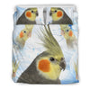 Cockatiel Parrot Print Bedding Sets