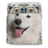 Cute Samoyed Dog Print Bedding Set