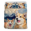 Lovely Pembroke Welsh Corgi Print Bedding Set