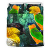 Lovely Caique Parrot Print Bedding Set