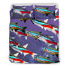 Beautiful Neon Tetra Fish Print Bedding Set