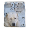 Central Asian Shepherd Dog Love Print Bedding Sets