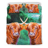 Highland Cattle (Cow) Art Print Bedding Set