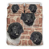 Newfoundland Dog Print Bedding Set