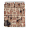 Australian Silky Terrier Print Bedding Set