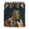 Amazing Cavalier King Charles Spaniel Dogs Print Bedding Sets