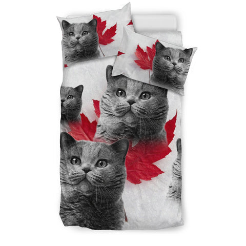 Cute British Shorthair Print Bedding Set