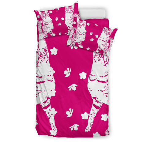 Savannah cat Print Bedding Set