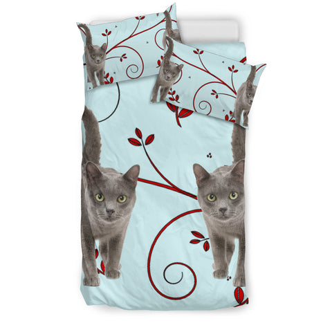 Amazing Korat Cat Print Bedding Set