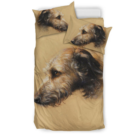 Irish Wolfhound Dog Print Bedding Set