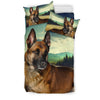 Malinois Dog Print Bedding Set