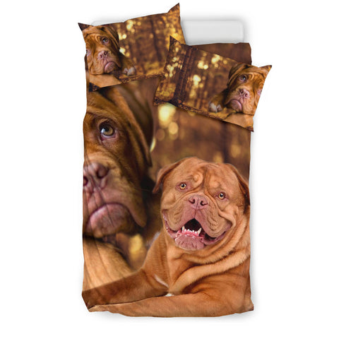 Cute Bordeaux Mastiff Print Bedding Set