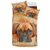 Boxer Dog Print Bedding Set