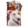 Cute Bull Terrier Print Bedding Set